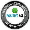 Website secured by PositiveSSL